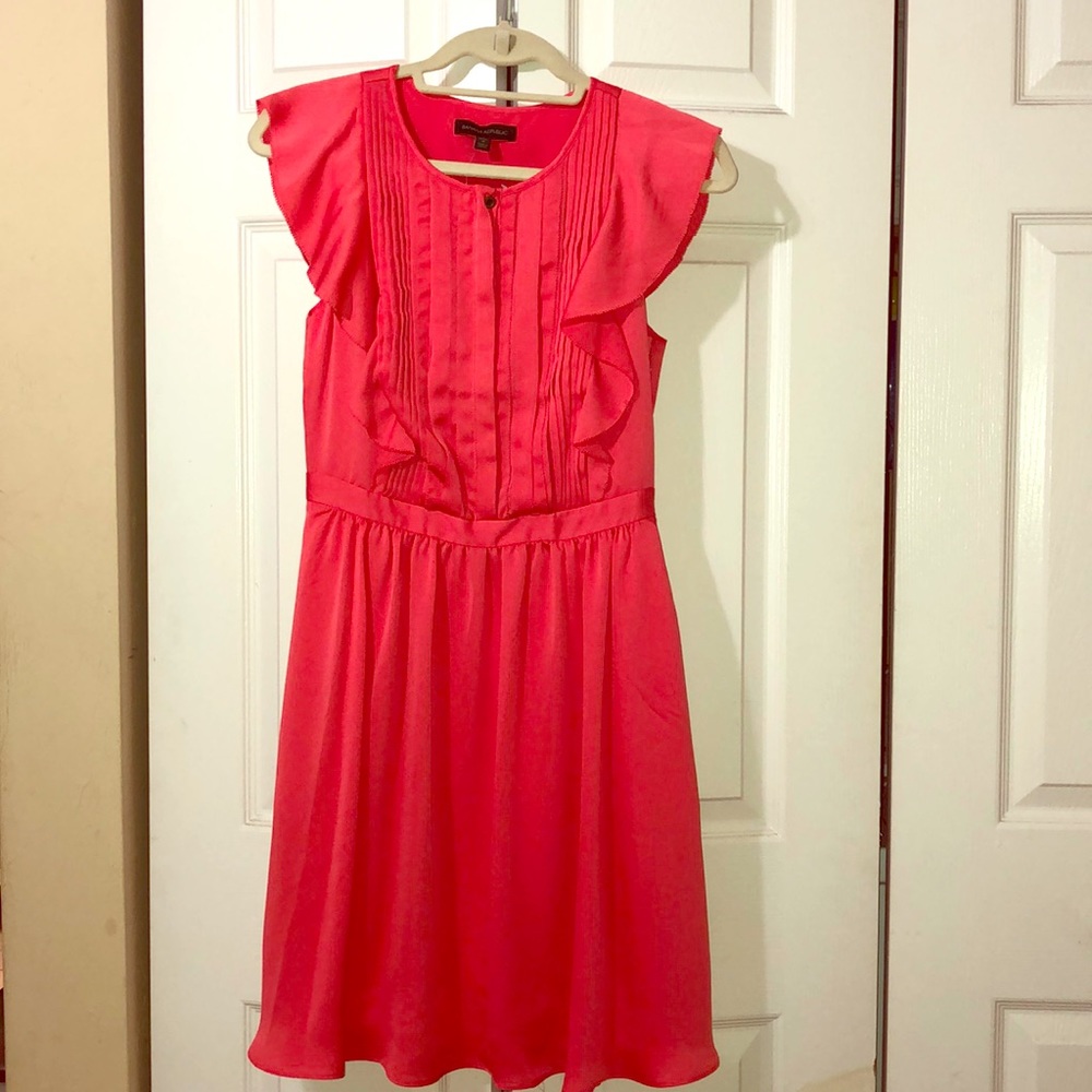 🎉Host Pick NWT Banana Republic Coral Dress 4P